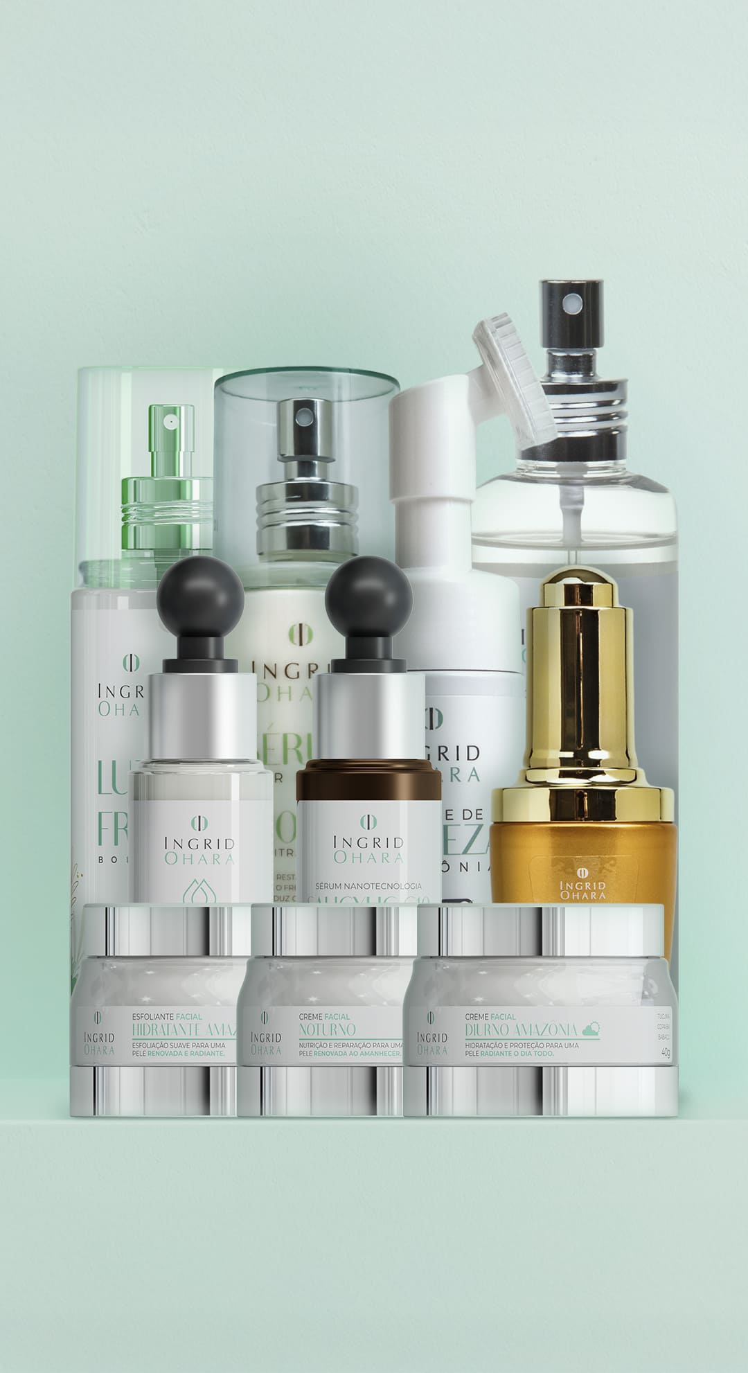 Kit Renovação Completa - Tratamento Intensivo para Pele, Corpo e Cabelos com Hidratação, Luminosidade e Rejuvenescimento Visível