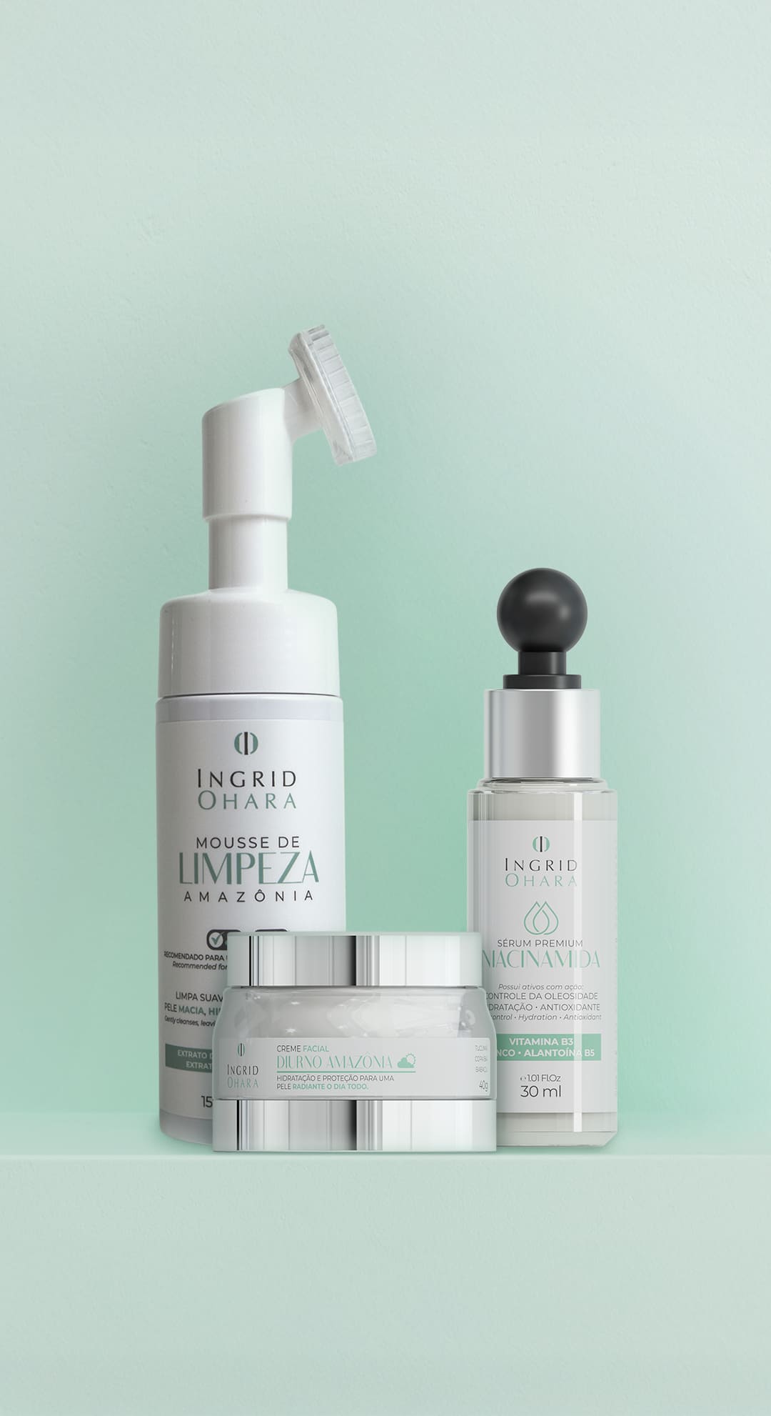 Kit Glow Amazônia - Equilíbrio, Hidratação e Prevenção para a Pele Oleosa