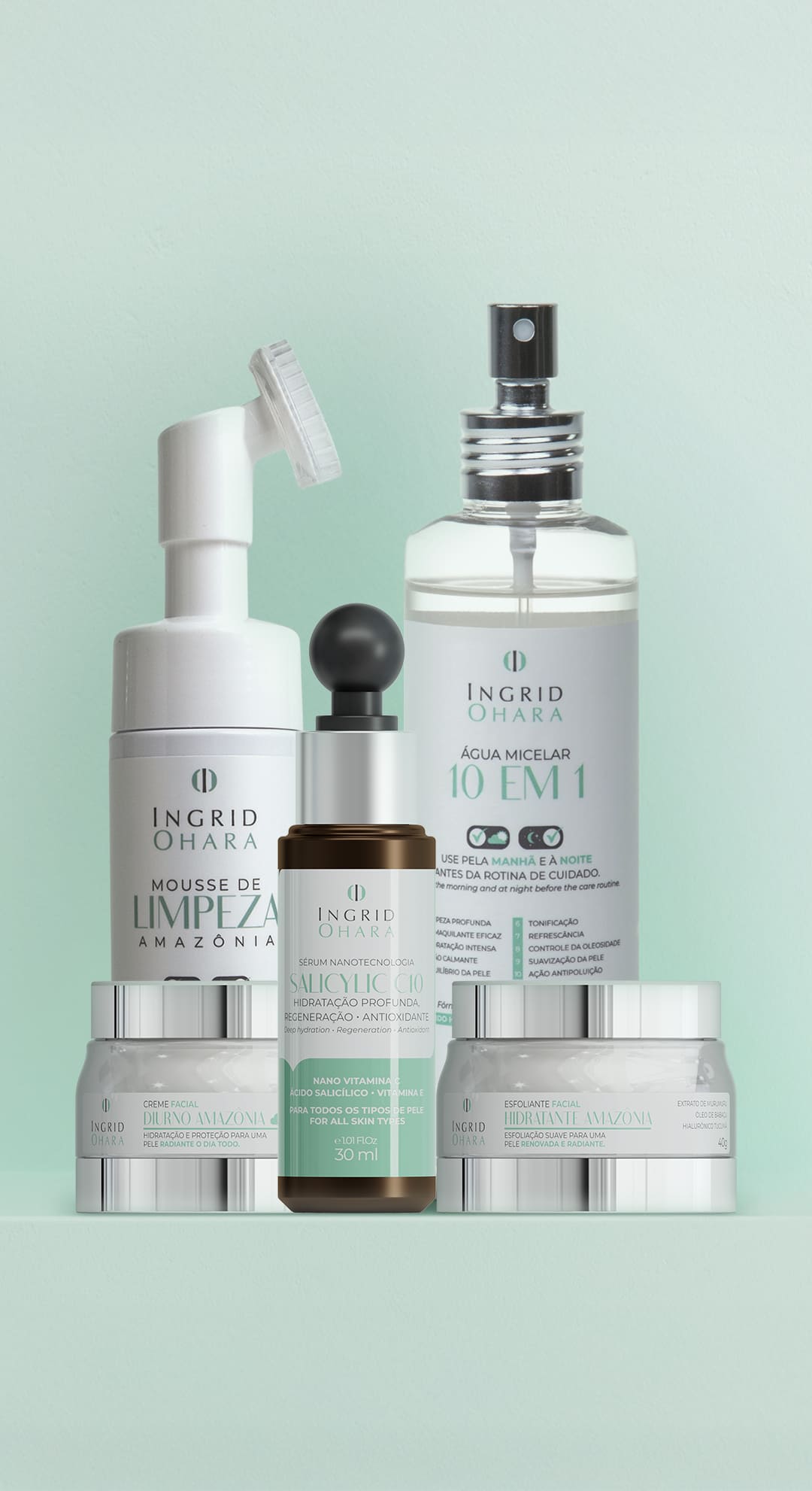 Kit Renovador Urbano - Limpeza, Renovação e Hidratação com Proteção Antioxidante