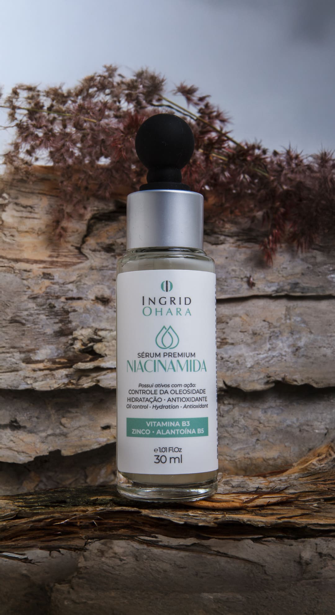 Sérum Revitalizante Niacinamida Vitamina B3 + Zinco, Cobre, Magnésio, Manganês